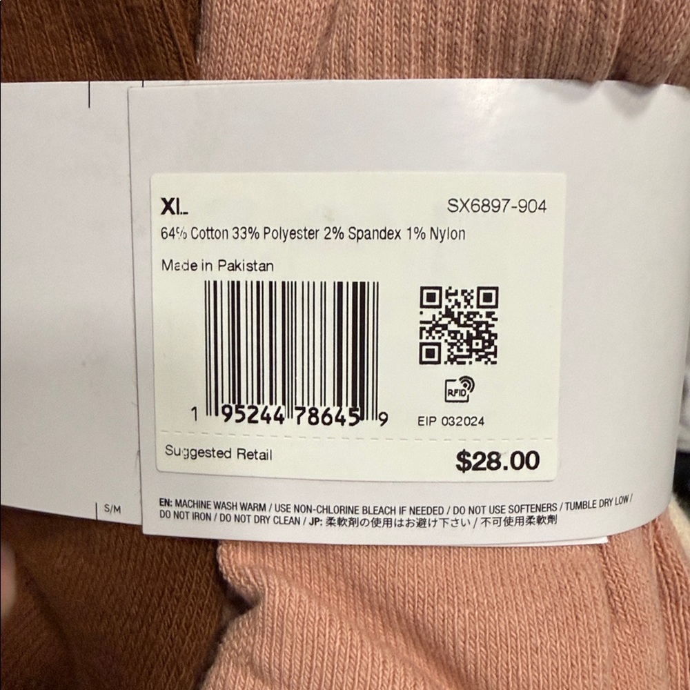 NWT 6-Pack Nike Dri-Fit Everyday Plus Crew Socks Size XL 12-15 - Picture 5 of 5